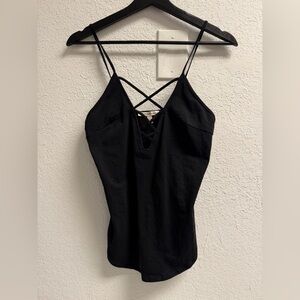 NWT Black Strappy Women's Tank top M
